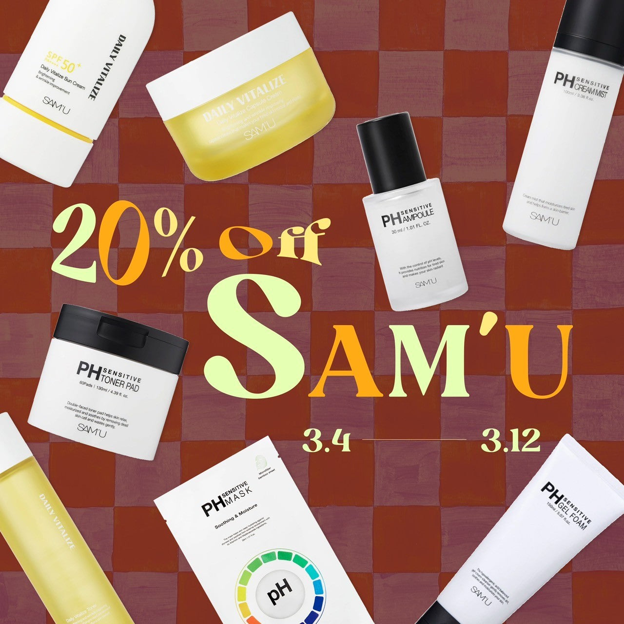 ＜SAM’U(サミュ)＞✨全商品20％OFF✨のスプリングセール開催🎊