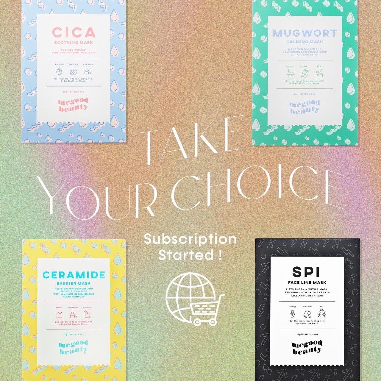 【✨RENEWAL✨】MEGOOD BEAUTYマスク再販&NEW定期プランスタートのお知らせ🎭
