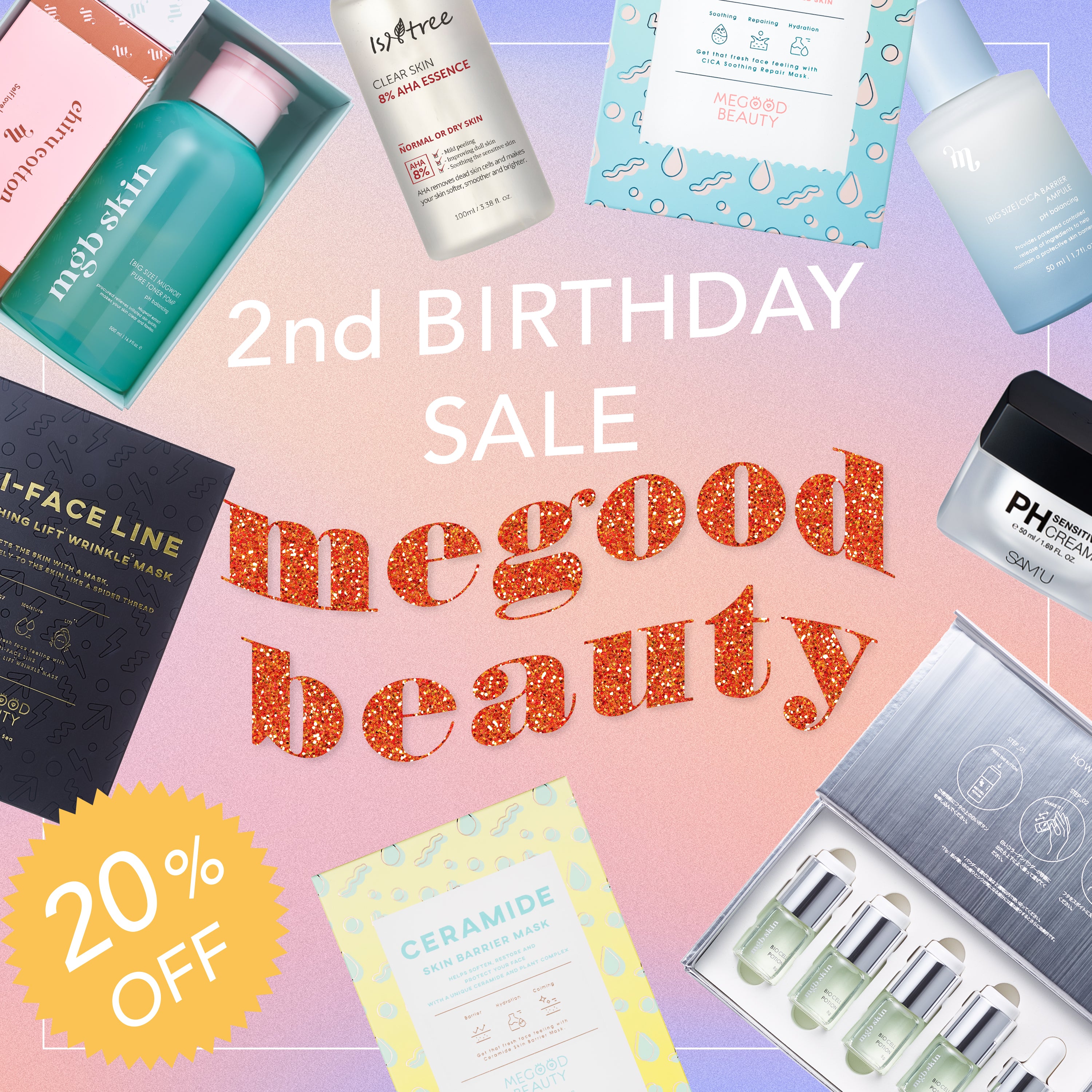 【ANNOUNCE】megood beauty 2nd BIRTHDAY EVENT③
