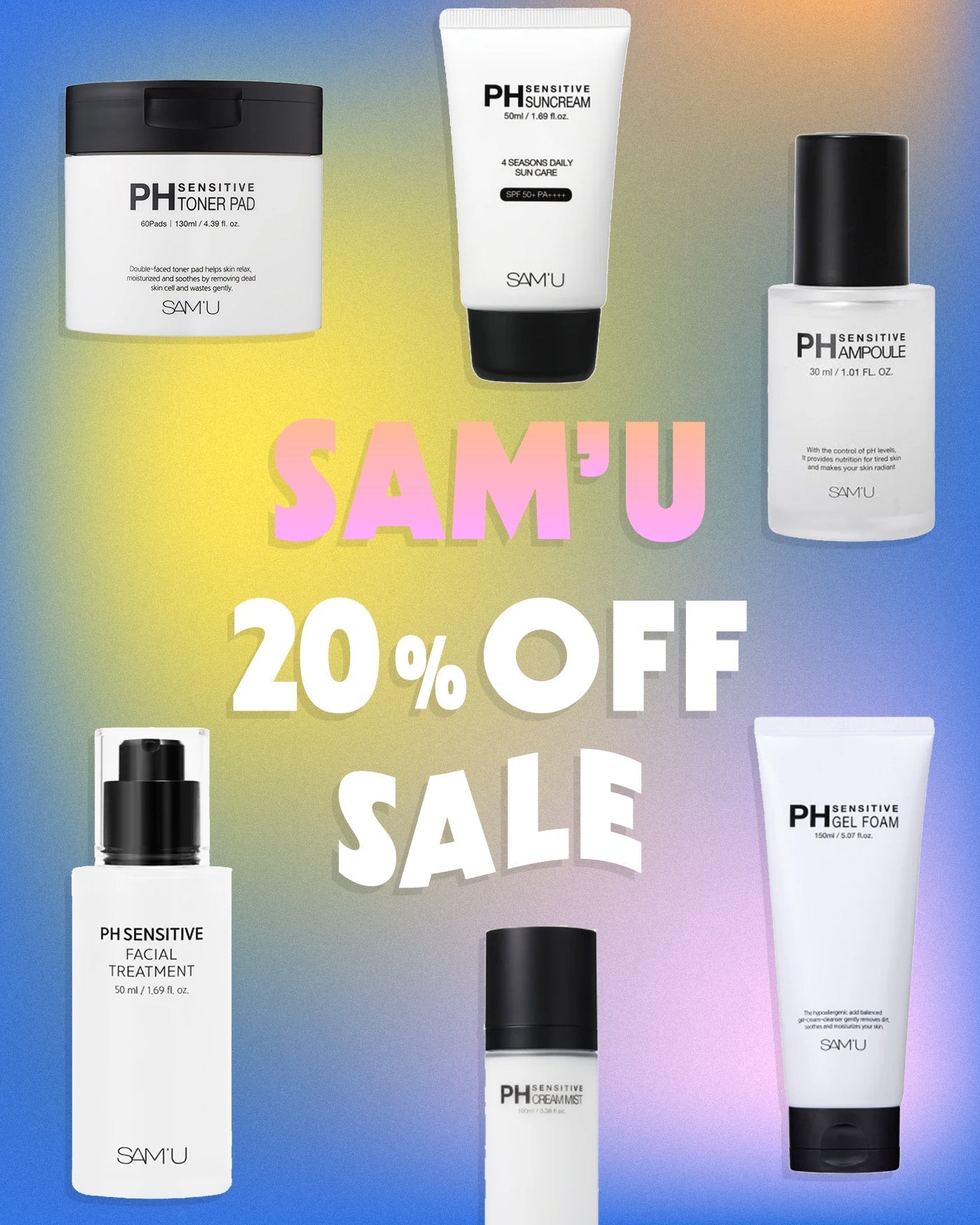SAM'U SUMMER SALE開催決定👏🌈