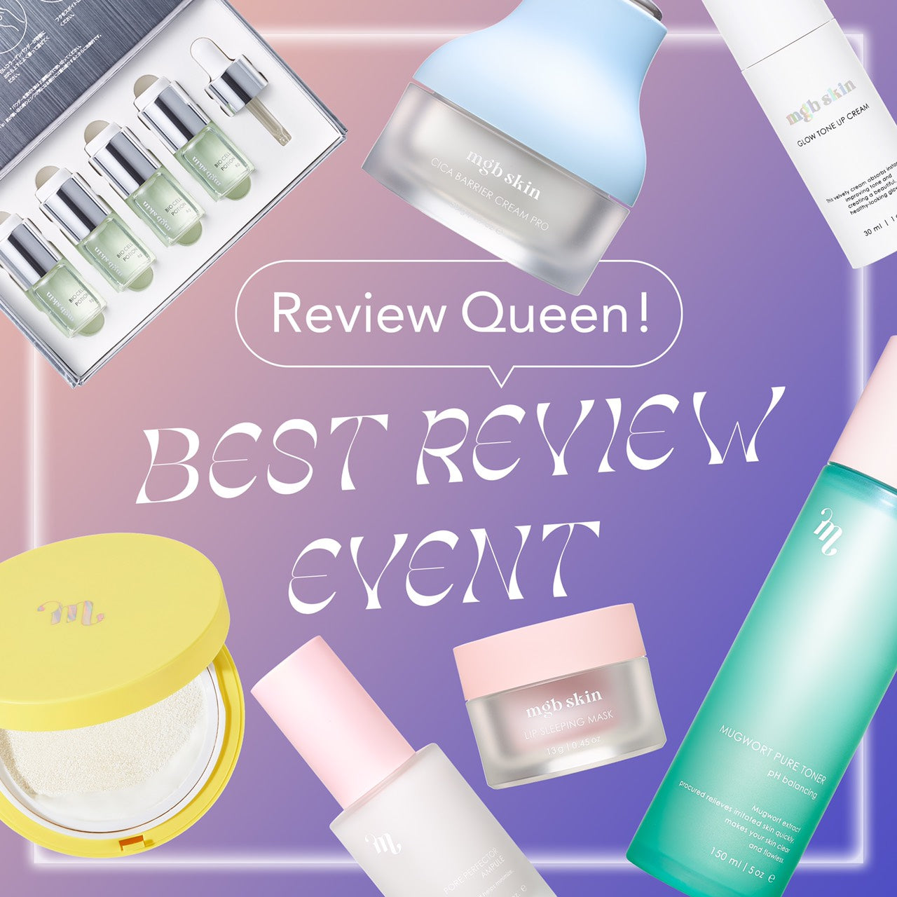 Review Queen!BEST REVIEW EVENT＆BACK IN STOCK