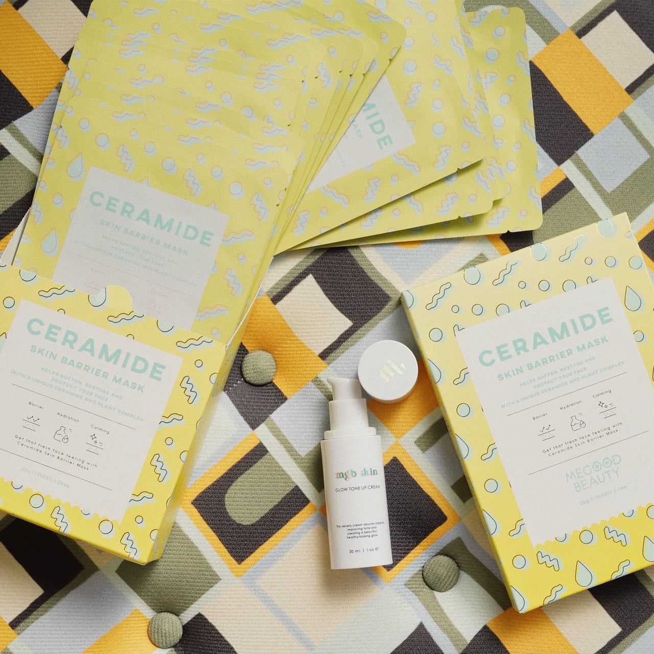 【BACK IN STOCK】GLOW TONE UP CREAM & CERAMIDE SKIN BARRIER MASK